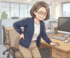 女性　腰痛